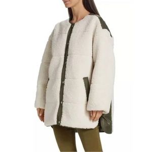 Frame Oversized Sherpa Army Jacket M